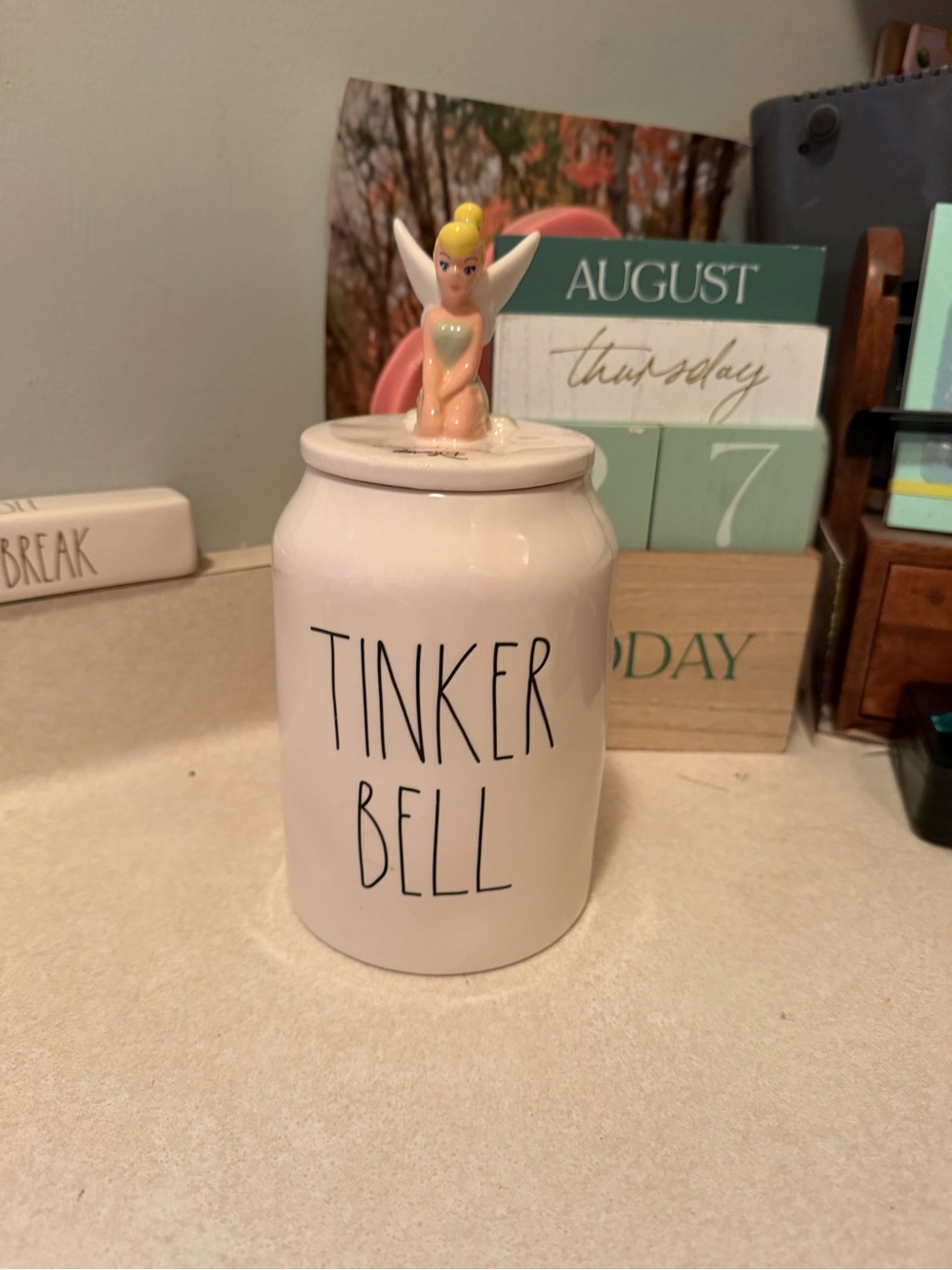 Rae dunn disney tinker bell Canister - yes